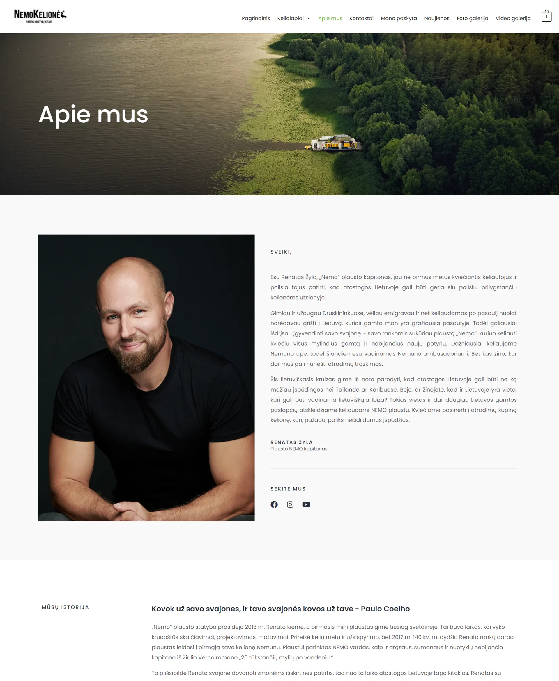 El. parduotuvių kūrimas - Nemo kelionės