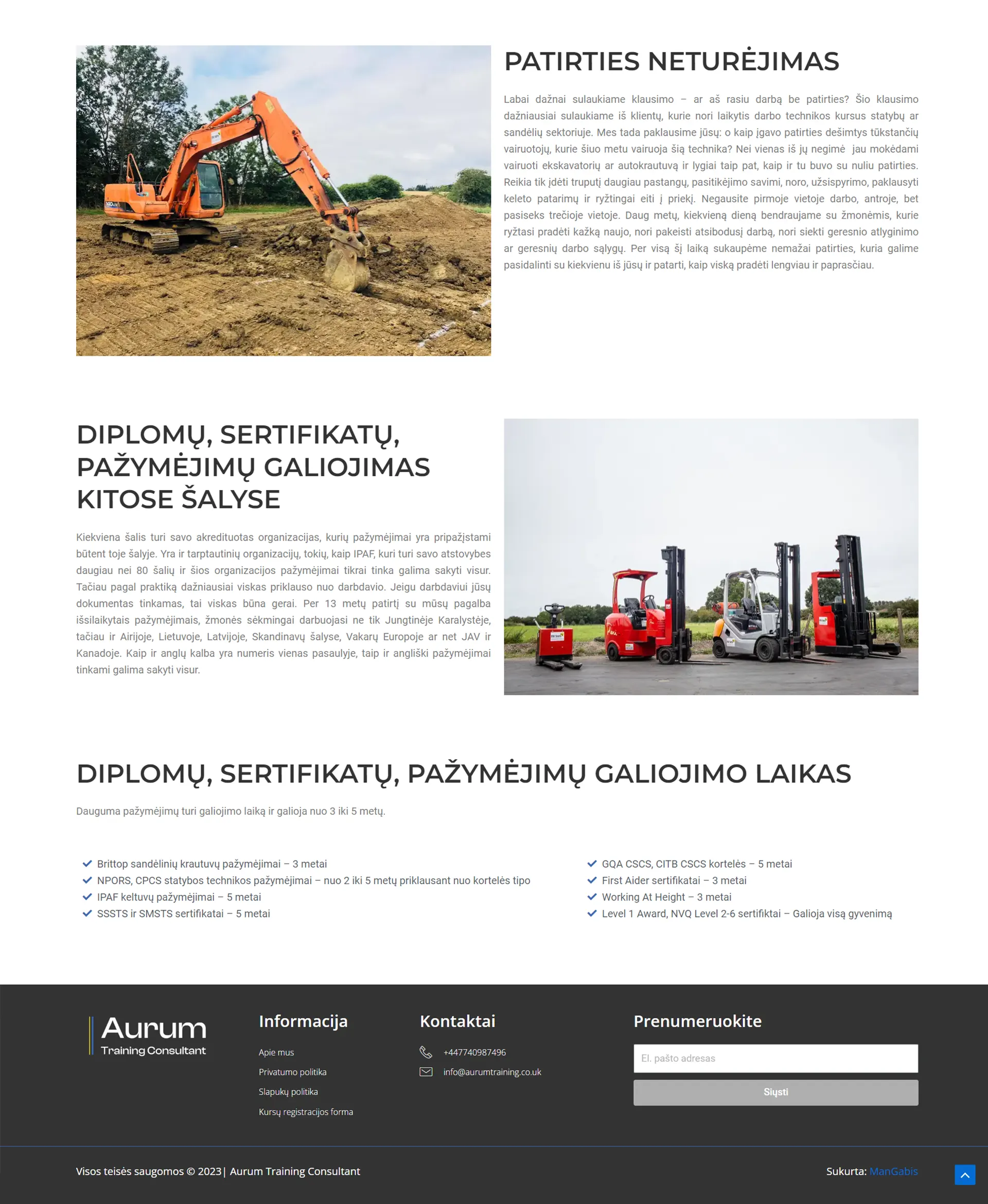 Internetinių puslapių kūrimas - Aurum Training 11