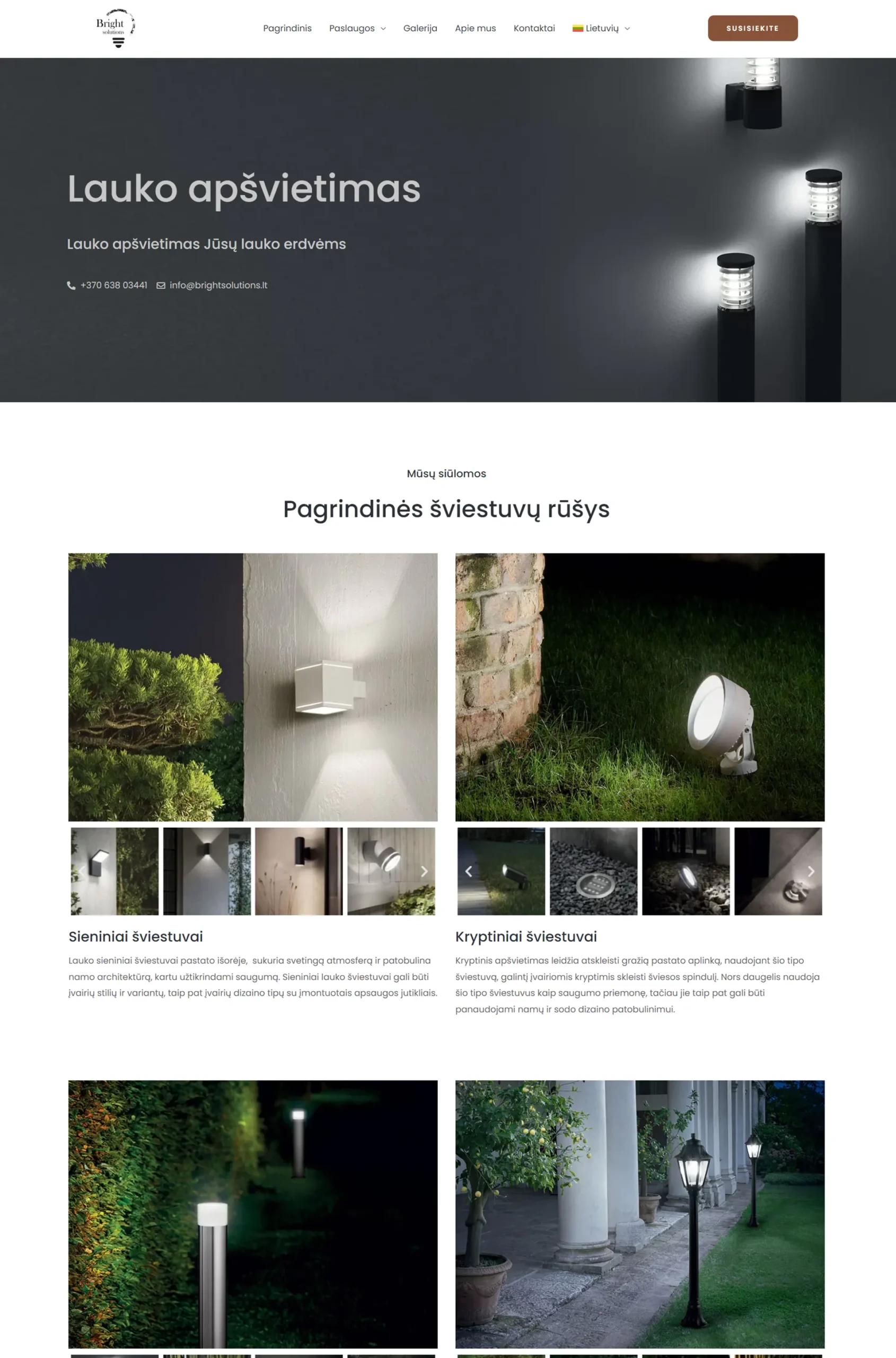 Internetinių puslapių kūrimas - Bright solutions 13
