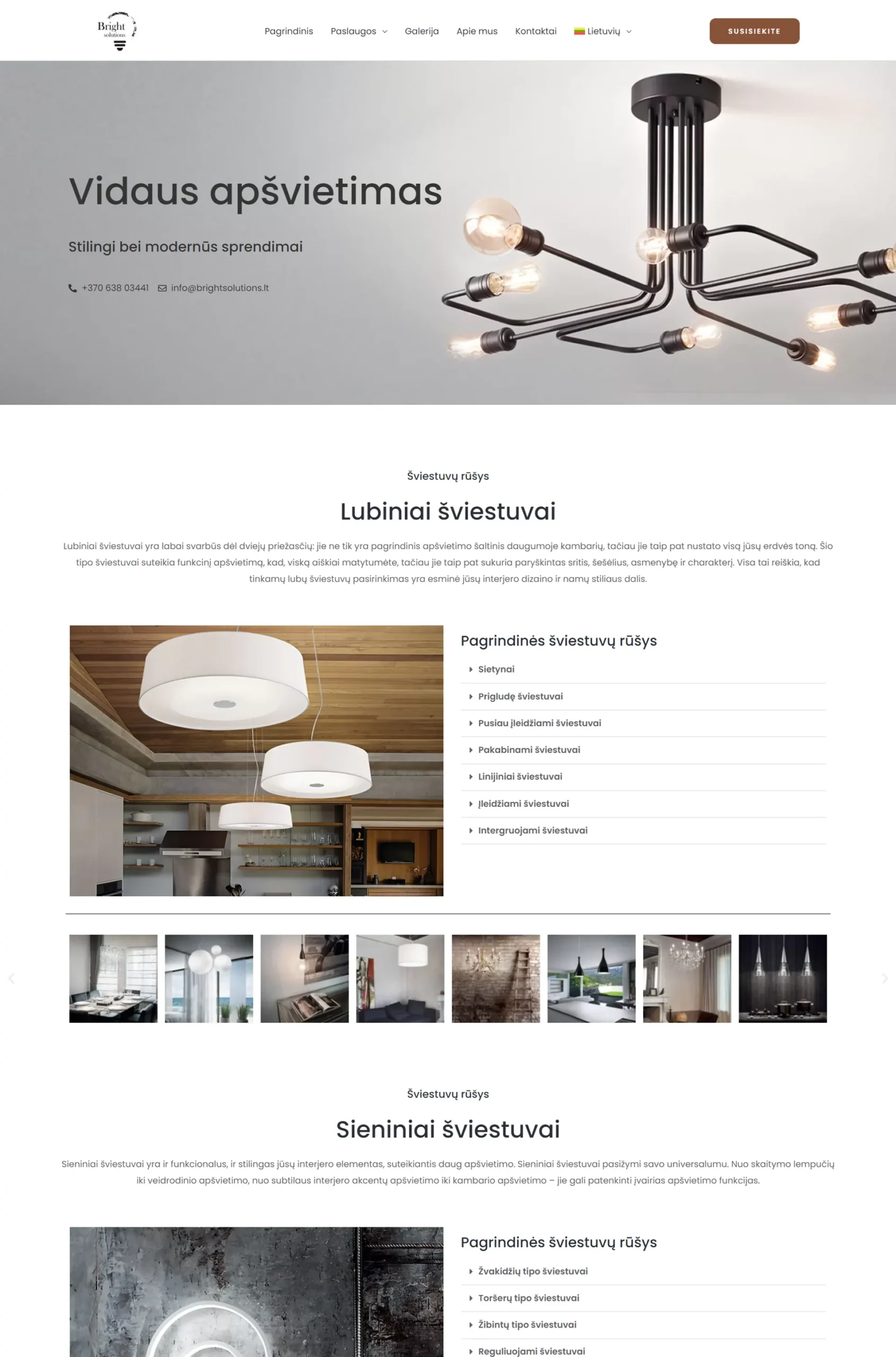 Internetinių puslapių kūrimas - Bright solutions 7