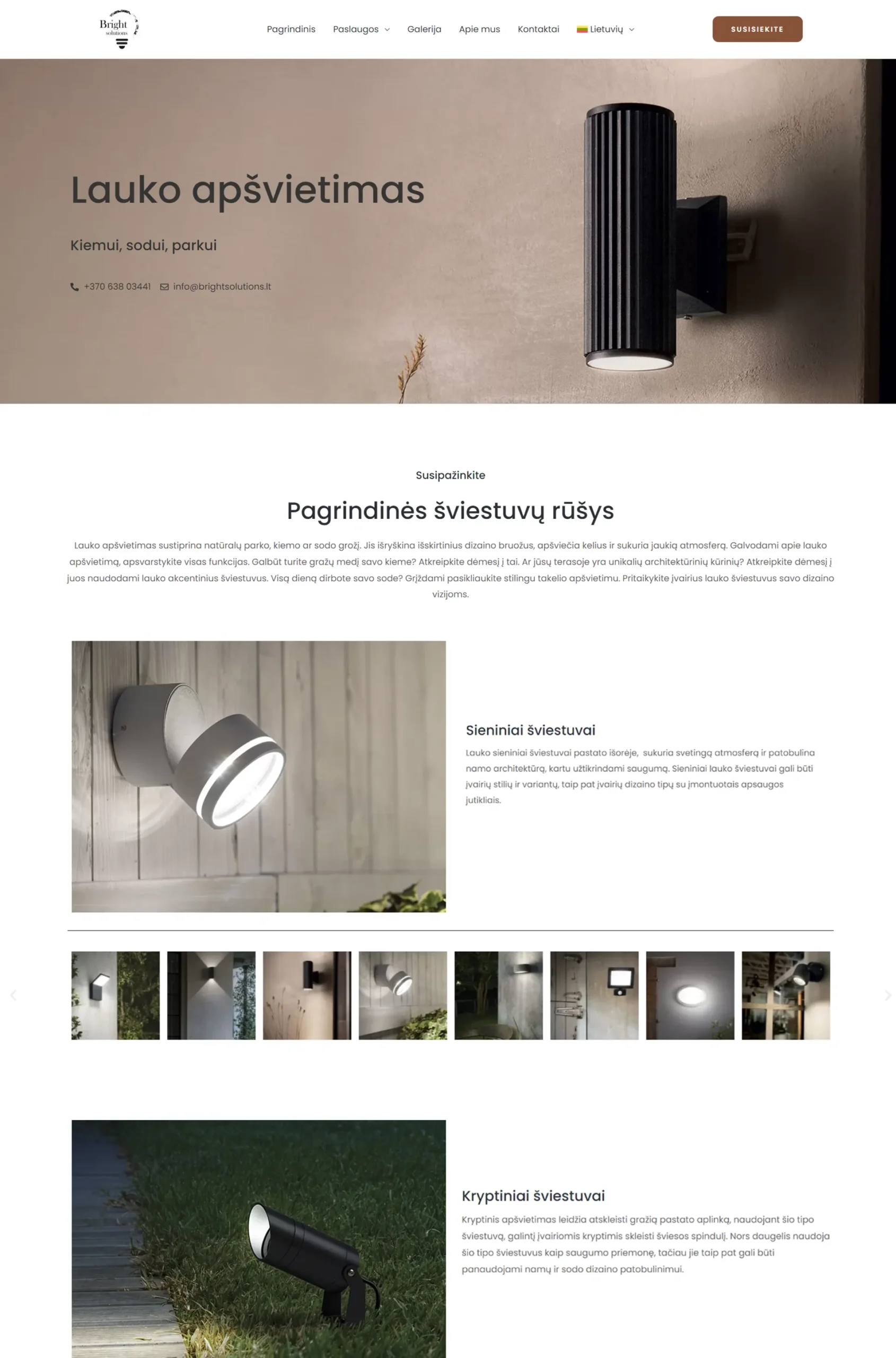 Internetinių puslapių kūrimas - Bright solutions 9
