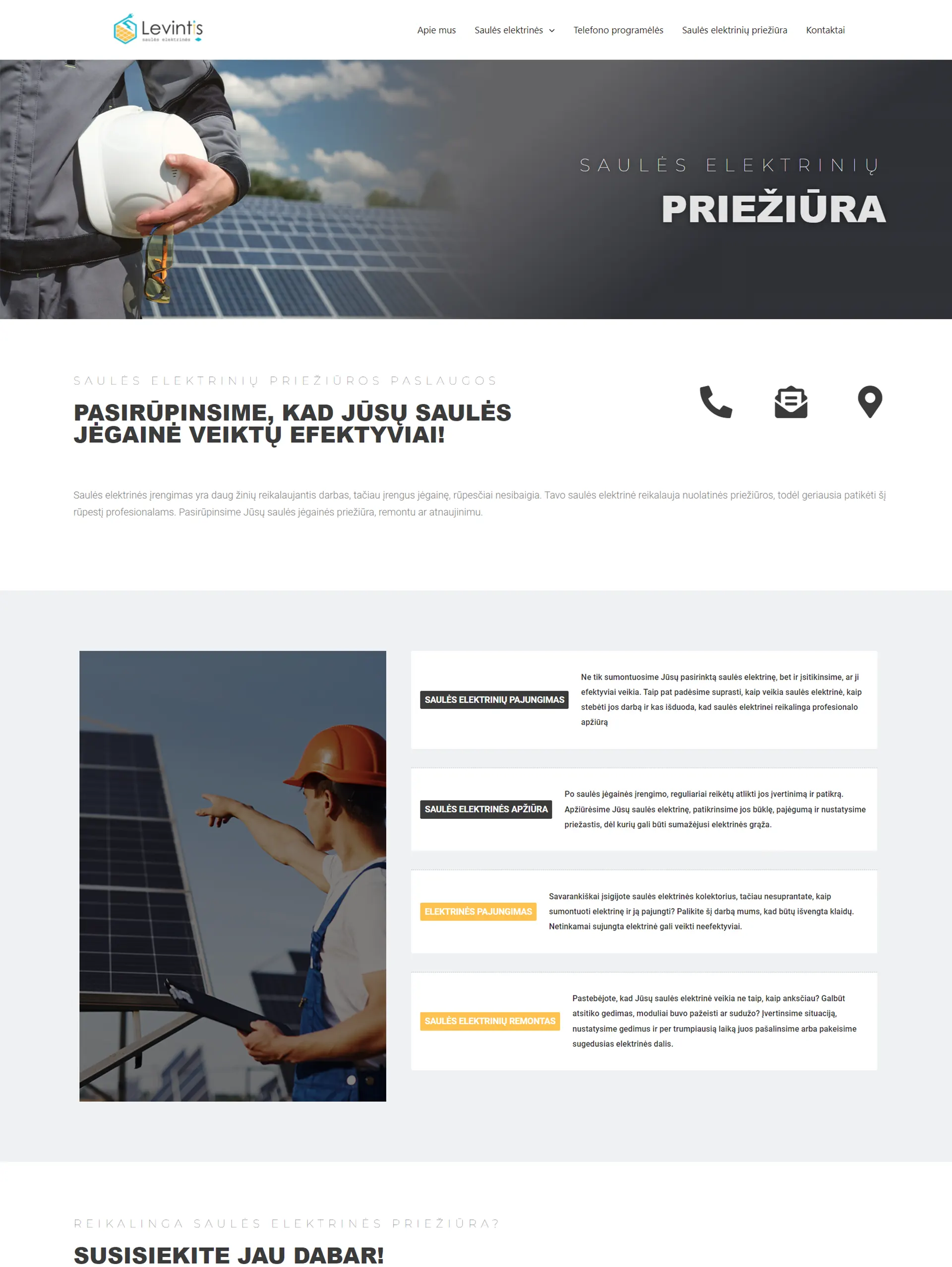 Internetinių puslapių kūrimas - Levintis 14