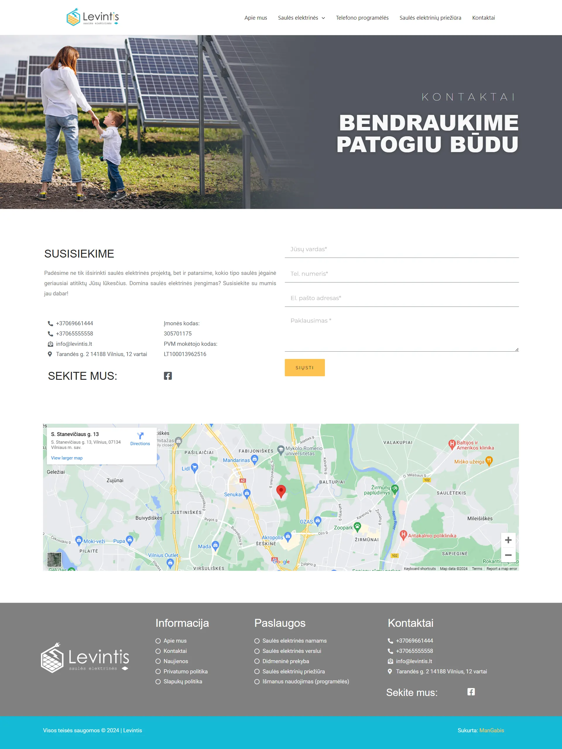 Internetinių puslapių kūrimas - Levintis 5