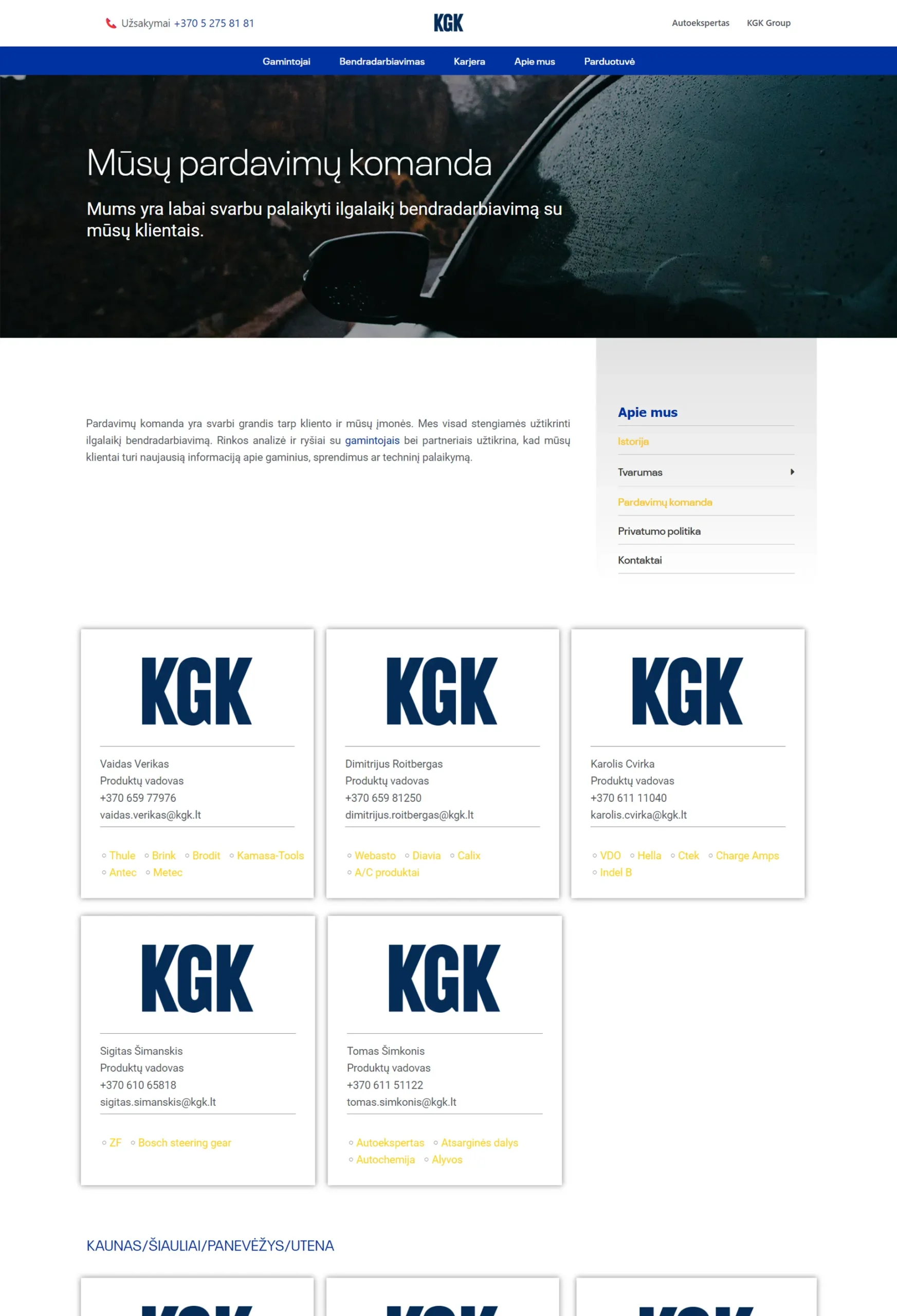 WEB svetainių kūrimas - KGK 10