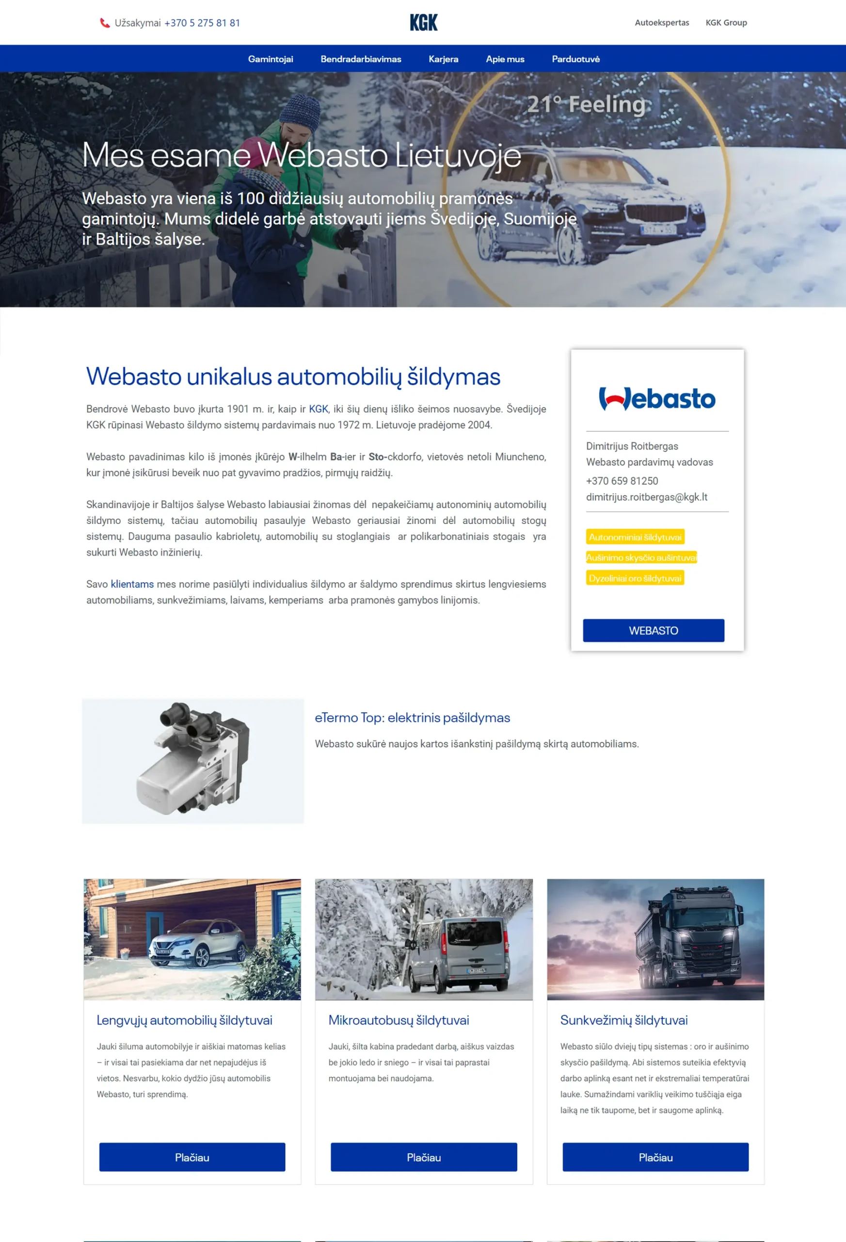 WEB svetainių kūrimas - KGK 15