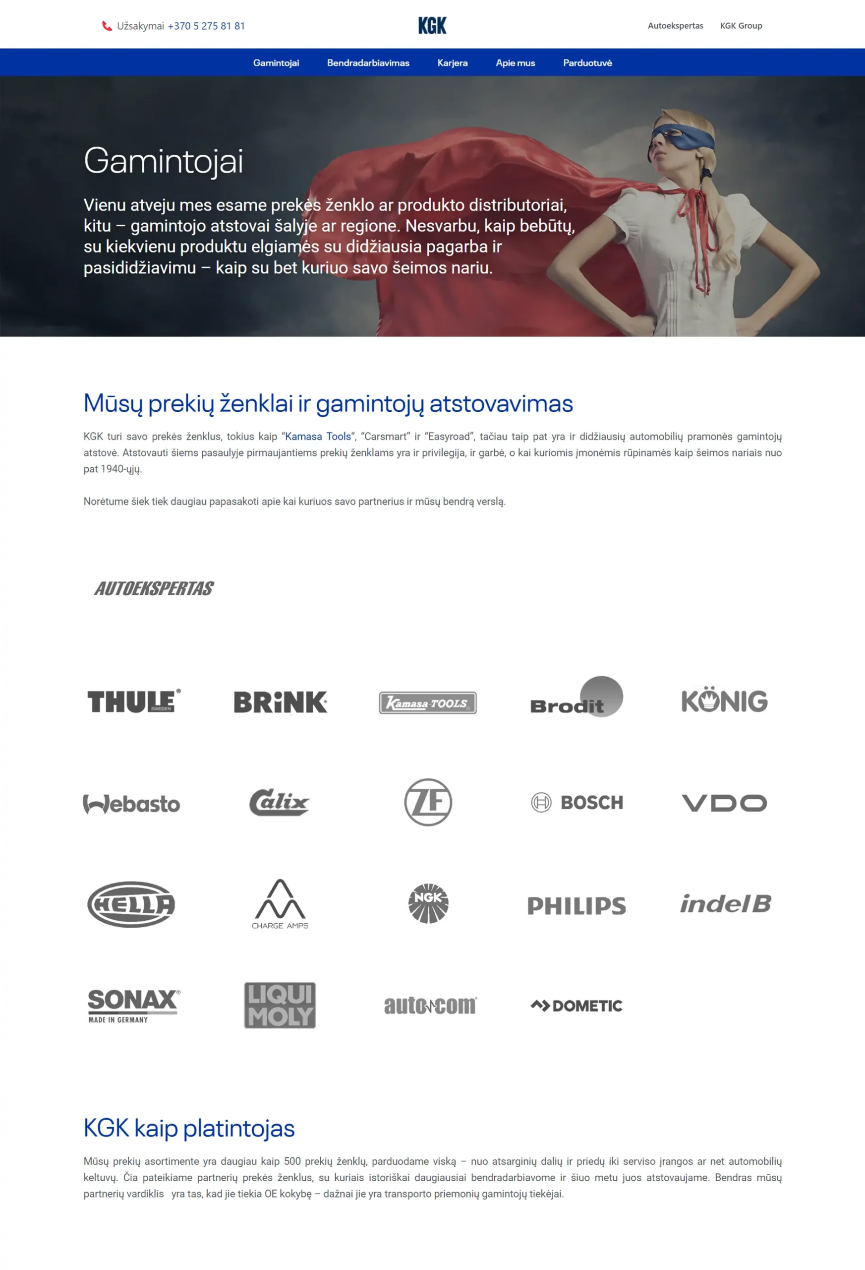 WEB svetainių kūrimas - KGK 3