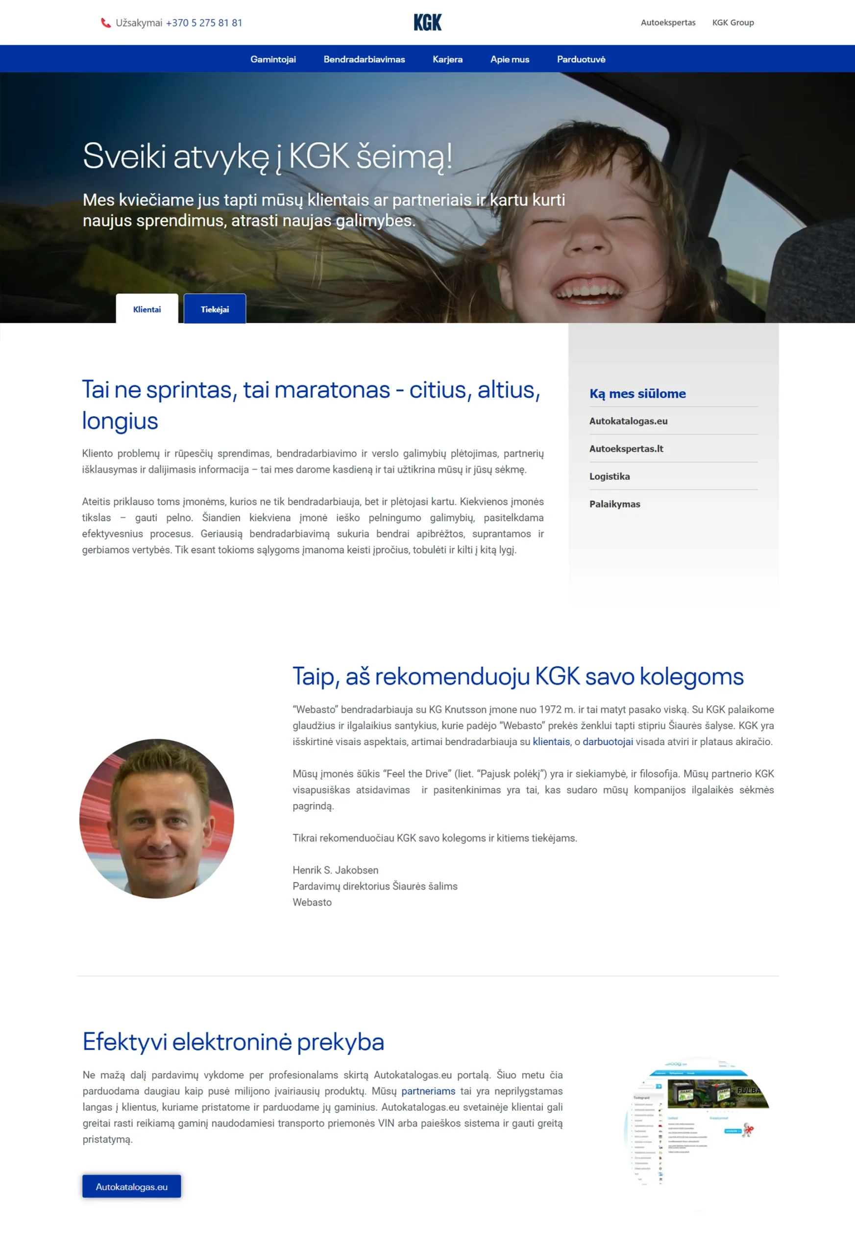 WEB svetainių kūrimas - KGK 6