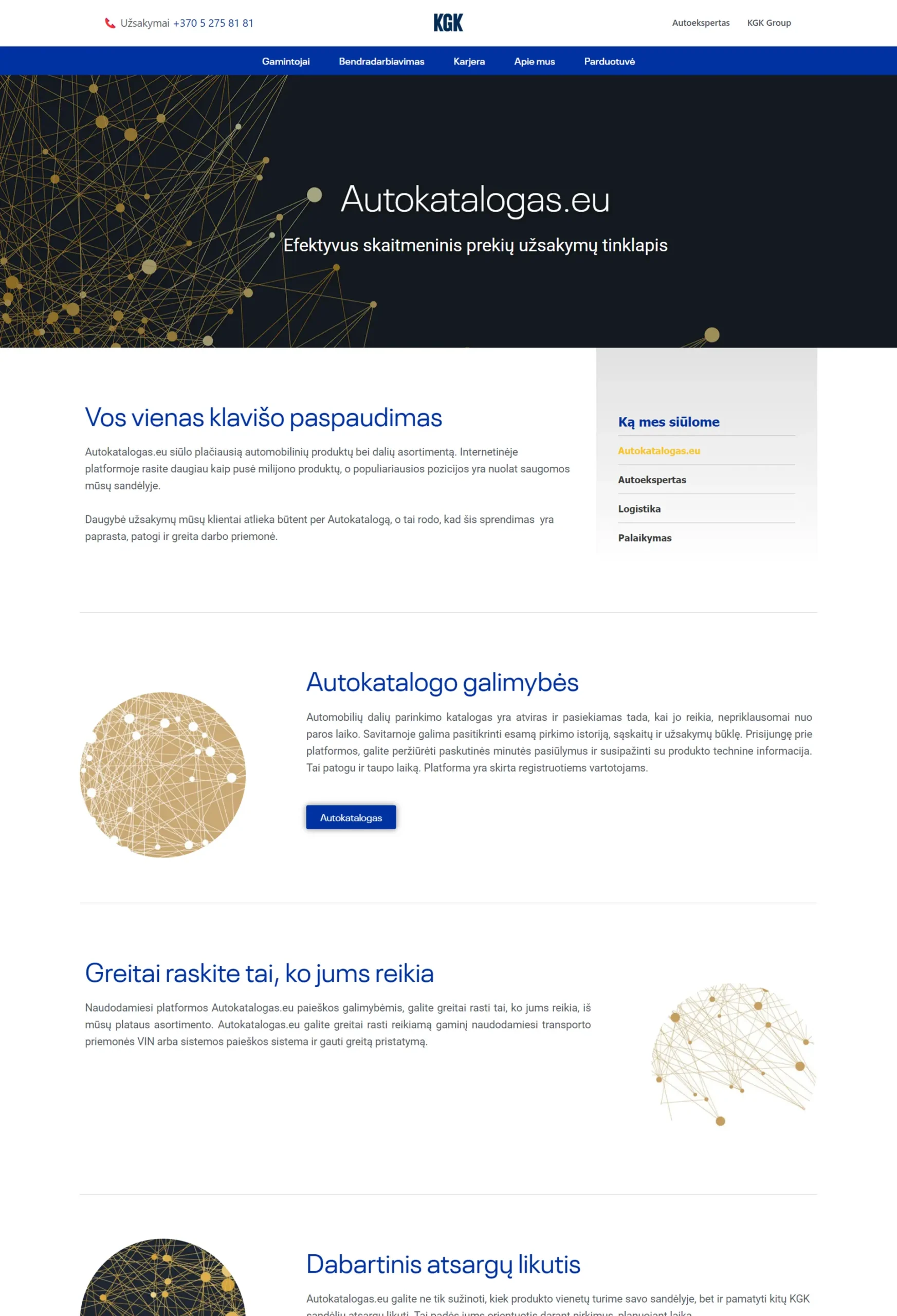 WEB svetainių kūrimas - KGK 7