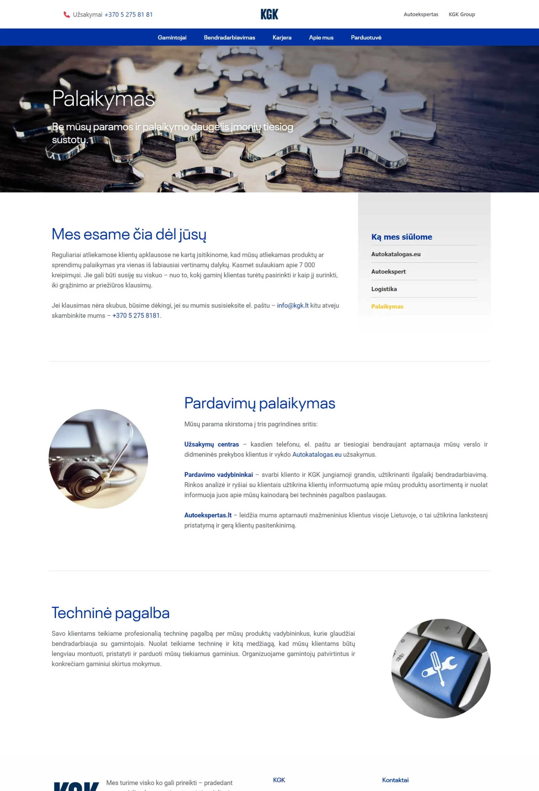 WEB svetainių kūrimas - KGK 8