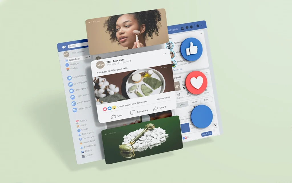 Facebook reklamos paveikslėlių dydžiai