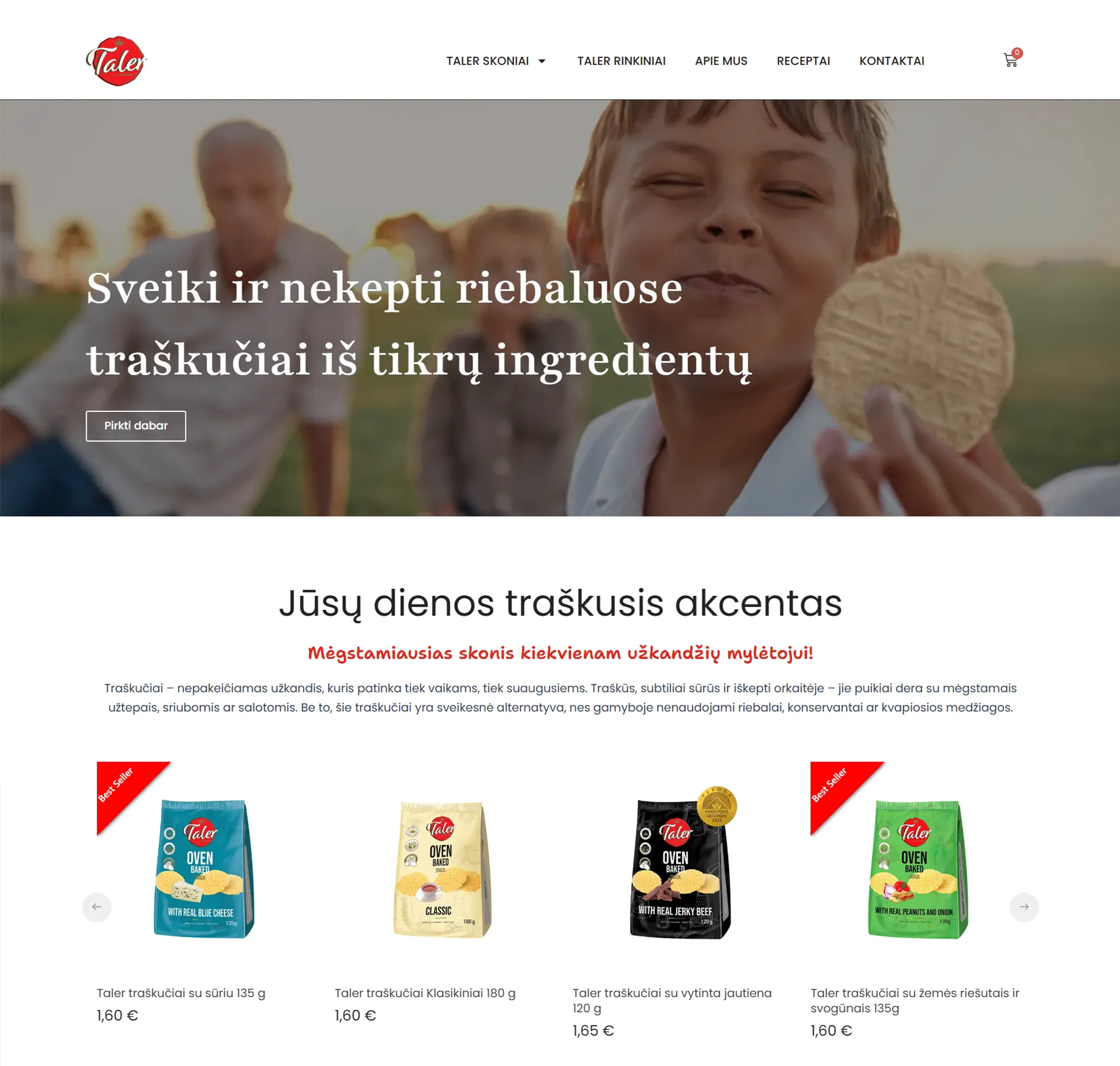 El parduotuvių kūrimas Taleriai - ManGabis